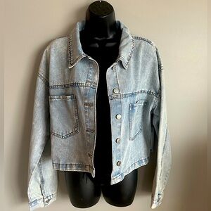 NWT XL Cisono Denim Jacket top